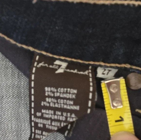 7 for all mankind slim straight jeans - Picture 5 of 11